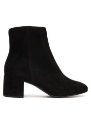 HÖGL Botki Daydream 0-134102-0100 Czarny. Czarne botki Högl, bez wzorów, ze skóry, bez obcasa, na słupku, bez zapięcia. Za 749.99 zł.