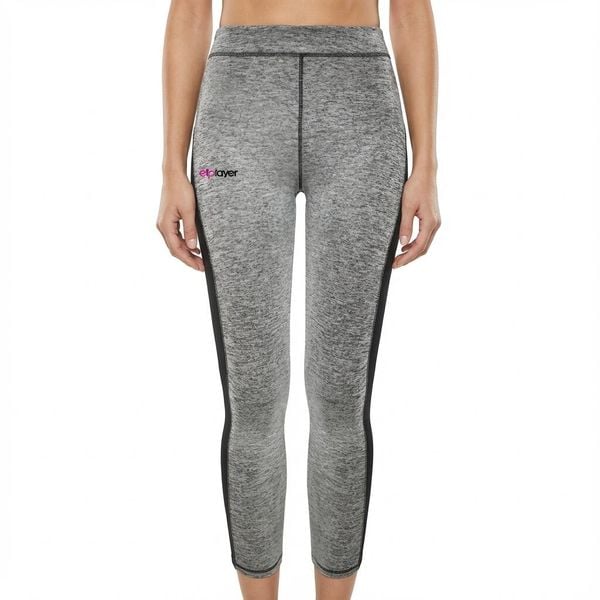 Damskie Legginsy Biegowe Stretch Kluczowe Cechy Model. Szare legginsy ELPLAYER, l, bez wzorów, z elastanu, długie. Za 63.90 zł.