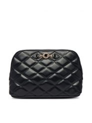 Guess Kosmetyczka PW7588 P6470 Czarny. Czarne kufry i kosmetyczki Guess, z aplikacjami, ze skóry, bez dodatków. Za 214.99 zł.