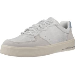 Kapcie SKECHERS HILAND - SHIMMERING SPLENDID Szary. Szare obuwie domowe Skechers, bez wzorów, ze skóry, bez zapięcia. Za 269.99 zł.