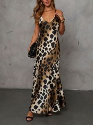 LA Angels Sukienka w kolorze beżowo-jasnobrązowym rozmiar: XL. Brązowe sukienki LA Angels, na co dzień, xl, bez wzorów, sportowe, bez kołnierzyka, bez ramiączek, maxi, proste. Za 195.99 zł.