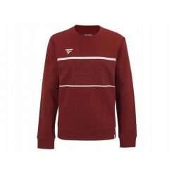 Bluza damska lifestyle Tecnifibre Team Sweater. Czerwone bluzy TECNIFIBRE, bez wzorów, bez kaptura. W wyprzedaży za 199.00 zł.