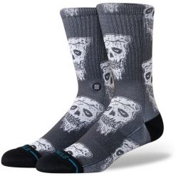 Skarpety Stance Pizza Face czarne. Czarne skarpety Stance, bez wzorów. Za 114.17 zł.