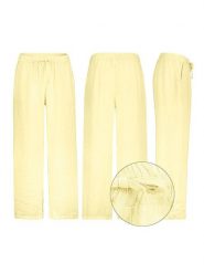 Eight2Nine Spodnie w kolorze żółtym rozmiar: L/XL. Żółte spodnie materiałowe Eight2Nine, na co dzień, l, bez wzorów, z materiału. Za 151.95 zł.
