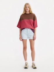 Levi's® Szorty jeansowe 501® 563270313 Niebieski Regular Fit. Niebieskie szorty bez wzorów, z bawełny. Za 189.99 zł.