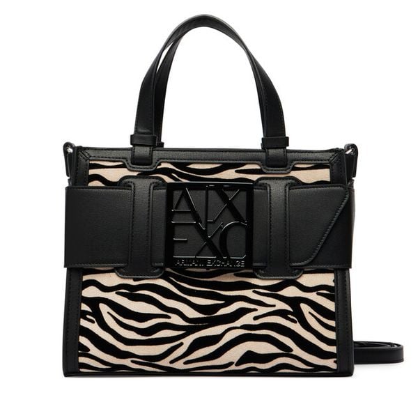 Torebka Armani Exchange. Czarne torebki klasyczne Armani Exchange, bez wzorów, bez dodatków. Za 729.99 zł.