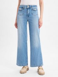 MOS MOSH Dżinsy bootcut - MMColette Kobiety niebieski, 30. Niebieskie jeansy Mos Mosh, bez wzorów, z podwyższonym stanem. Za 649.95 zł.