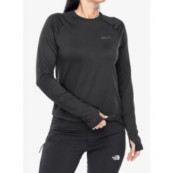 Bluza bez kaptura damska Marmot Windridge LS. Czarne bluzy Marmot, s, bez wzorów, bez kaptura. Za 177.99 zł.