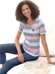 WITT WEIDEN Koszulka ze wzorem rozmiar: 46. Bluzki WITT WEIDEN, bez wzorów, bez kołnierzyka, bez ramiączek. Za 34.99 zł.