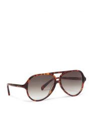 Gino Rossi Okulary przeciwsłoneczne AGG-A-504-80-07 Brązowy. Brązowe okulary przeciwsłoneczne Gino Rossi, bez wzorów, z tworzywa sztucznego. Za 124.99 zł.
