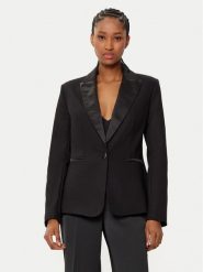 Morgan Marynarka 242-VFIBY.F Czarny Regular Fit. Czarne marynarki i żakiety Morgan, bez wzorów, z bawełny. Za 239.99 zł.