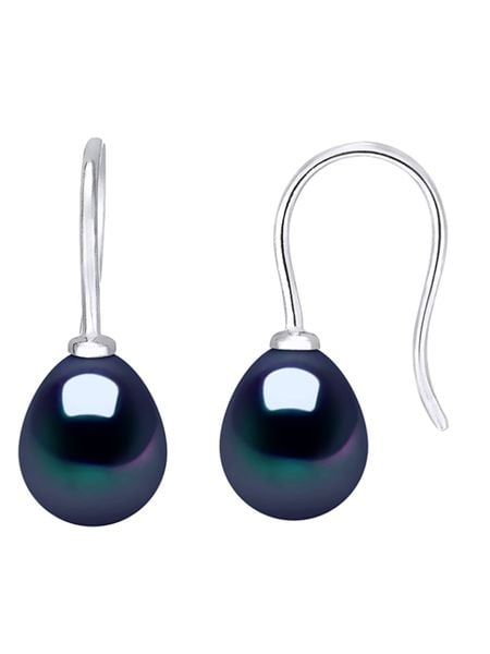 Pearl Addict Złote kolczyki z perłami rozmiar: onesize. Niebieskie kolczyki Pearl Addict, z perłą, złote, z zapięciem typu bigiel. Za 448.99 zł.