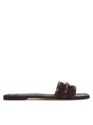 Elisabetta Franchi Klapki SA72L61E2 Brązowy. Brązowe klapki Elisabetta Franchi, bez wzorów, ze skóry, bez obcasa. Za 2,179.00 zł.