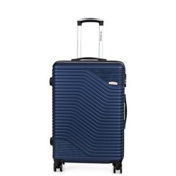 Walizka na kółkach Sapphire ST-140 granatowa - średnia M DUO. Niebieskie walizki Sapphire, bez wzorów, średnie. W wyprzedaży za 119.00 zł.