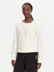 Liu Jo Sport Bluza TA5168 FS090 Biały Regular Fit. Białe bluzy Liu Jo Sport, xs, bez wzorów, z bawełny, bez kaptura. Za 289.99 zł.