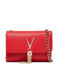 Valentino Torebka Divina VBS1R403G Czerwony. Czerwone torebki klasyczne Valentino, bez wzorów, ze skóry, bez dodatków. Za 229.99 zł.