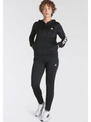 Adidas 2-częściowy strój sportowy w kolorze czarnym rozmiar: XL. Czarne spodnie dresowe Adidas, xl, bez wzorów, z dresówki, outdoorowe. Za 202.50 zł.