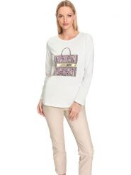 Heine Koszulka w kolorze białym rozmiar: 34. Białe bluzki Heine, bez wzorów, bez kołnierzyka, bez ramiączek. Za 69.99 zł.