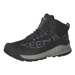 Buty Outdoorowe Keen Nxis Evo Mid Wp W Damskie. Czarne trekkingi Keen, z materiału, do biegania. Za 449.00 zł.