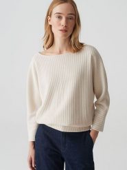 OPUS Bluza w kolorze beżowym rozmiar: 42. Brązowe bluzy Opus, bez wzorów, bez kaptura. Za 146.95 zł.