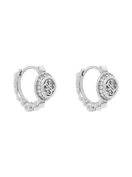 Guess Kolczyki JUBE05 518JW Srebrny. Szare kolczyki Guess, metalowe. Za 299.99 zł.