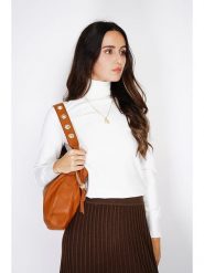 ASSUILI Golf w kolorze białym rozmiar: 42. Białe golfy Assuili, bez wzorów, z kaszmiru, bez ramiączek. Za 118.01 zł.