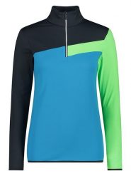 CMP Bluza polarowa w kolorze niebiesko-antracytowo-zielonym rozmiar: 42. Czarne bluzy CMP, bez wzorów, z materiału, bez kaptura. Za 151.86 zł.