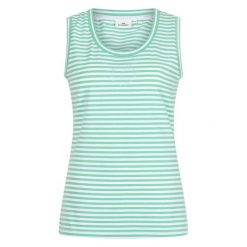 Damski tank top HV Society Pascale. Niebieskie topy HV SOCIETY, bez wzorów, bez kołnierzyka, bez ramiączek. Za 266.00 zł.