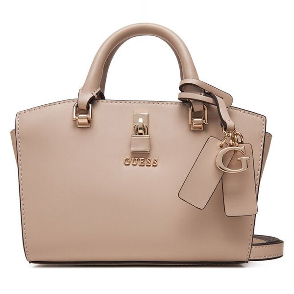 Torebka Guess. Brązowe shopper Guess, z aplikacjami, bez dodatków. Za 674.99 zł.