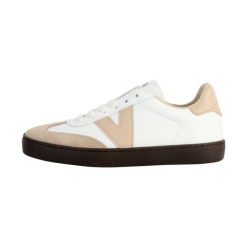 Skórzane i zamszowe buty sportowe Victoria Berlin. Brązowe obuwie sportowe VICTORIA, ze skóry, bez zapięcia. Za 376.55 zł.