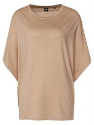 BOSS Koszulka piżamowa 50561029 Beżowy Oversize. Brązowe koszule nocne Boss, m, bez wzorów, z lyocellu, bez ramiączek. Za 259.99 zł.