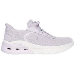 Buty sportowe damskie Skechers Bobs Arc Waves 2.0. Fioletowe obuwie sportowe Skechers, bez zapięcia. Za 390.00 zł.