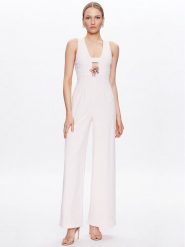 Pinko Kombinezon Tumbaya 100060 A0G Różowy Regular Fit. Czerwone sukienki Pinko, bez wzorów, z syntetyku, bez kołnierzyka, bez ramiączek. Za 1,379.00 zł.