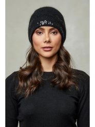 Soft Cashmere Czapka w kolorze czarnym rozmiar: onesize. Czarne czapki Soft Cashmere, bez wzorów, ze skóry. Za 65.99 zł.