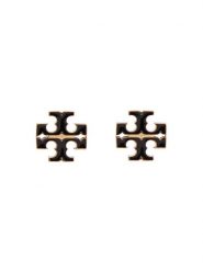 Tory Burch Kolczyki 177397 Czarny. Czarne kolczyki Tory Burch, ze stali. Za 544.99 zł.