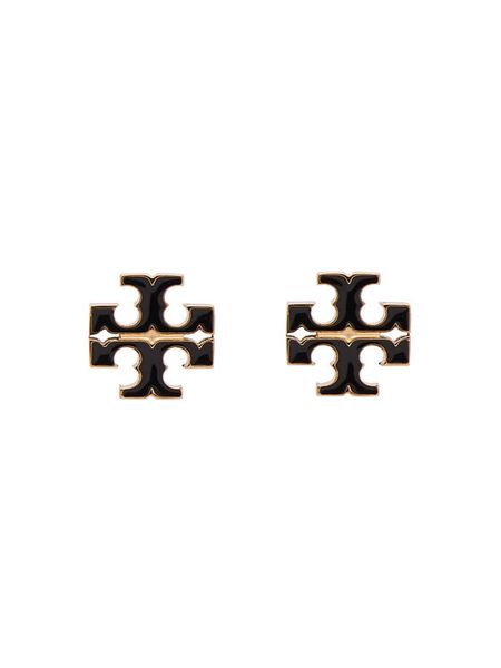 Tory Burch Kolczyki 177397 Czarny. Czarne kolczyki Tory Burch, ze stali. Za 544.99 zł.