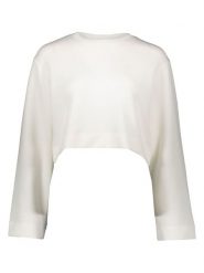 YAS Bluza w kolorze białym rozmiar: XL. Białe bluzy YAS, xl, bez wzorów, bez kaptura. Za 105.14 zł.