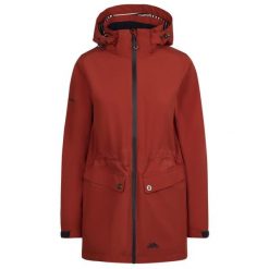 Trespass Tiverton - Damska kurtka przeciwdeszczowa Burnt Sienna. Brązowe kurtki sportowe Trespass, bez wzorów, bez kaptura. Za 421.99 zł.