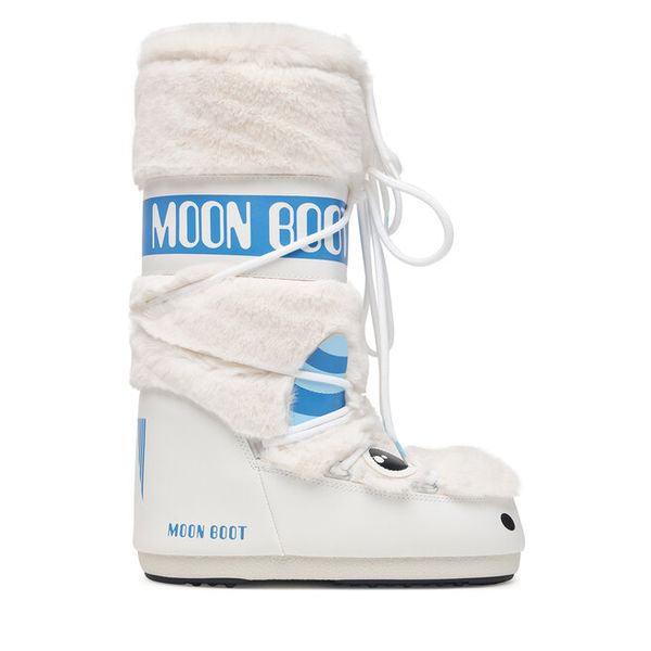 Śniegowce Moon Boot. Białe trapery i śniegowce Moon Boot. Za 809.99 zł.