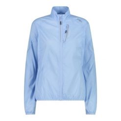 Damska wiatrówka CMP. Niebieskie kurtki sportowe CMP, bez wzorów, z softshellu, bez kaptura, trekkingowe. Za 274.00 zł.