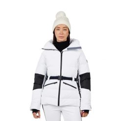 Damska kurtka narciarska Rossignol Ciastel Mix. Białe kurtki narciarskie Rossignol, bez wzorów, bez kaptura, narciarskie. W wyprzedaży za 2,681.00 zł.