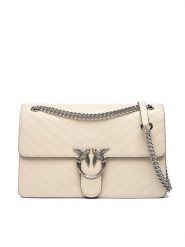PINKO Torebka Love One Light Classic AI 25-26 PLTT 106174 A2JC Beżowy. Brązowe listonoszki Pinko, bez wzorów, ze skóry, bez dodatków. Za 2,009.00 zł.