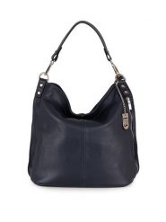 Lucca Baldi Skórzana torebka "Bolzano" w kolorze granatowym - 45 x 40 x 15 cm rozmiar: onesize. Niebieskie torby na ramię Lucca Baldi, bez wzorów, z materiału, na ramię, bez dodatków. Za 304.99 zł.