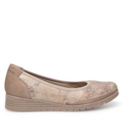 Baleriny Go Soft. Brązowe baleriny GO SOFT, bez wzorów, bez obcasa. Za 179.99 zł.