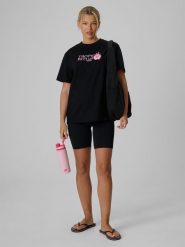4F Legginsy kolarki dzianinowe damskie - czarne M. Czarne legginsy 4f, m, bez wzorów, z dzianiny. Za 79.99 zł.