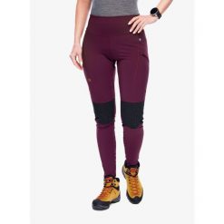 Legginsy damskie Fjallraven Abisko Trekking Tights. Fioletowe legginsy Fjällräven, m, bez wzorów. Za 797.99 zł.