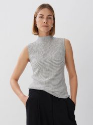 Someday. Top w kolorze szarym rozmiar: 38. Szare topy someday., bez wzorów, bez kołnierzyka, bez ramiączek. Za 100.99 zł.