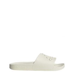 Klapki basenowe dla dorosłych Adidas Adilette Aqua. Białe klapki Adidas, bez wzorów, bez obcasa. Za 99.95 zł.