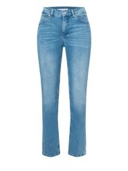 MAC Dżinsy "Melanie" - Slim fit - w kolorze niebieskim rozmiar: 36/L32. Niebieskie jeansy MAC, l, z aplikacjami. Za 189.29 zł.