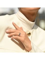 DIAMOND & CO Złoty pierścionek "Dahra" z diamentami rozmiar: 58. Niebieskie pierścionki Diamond & Co, z diamentem, złote. Za 1,261.99 zł.